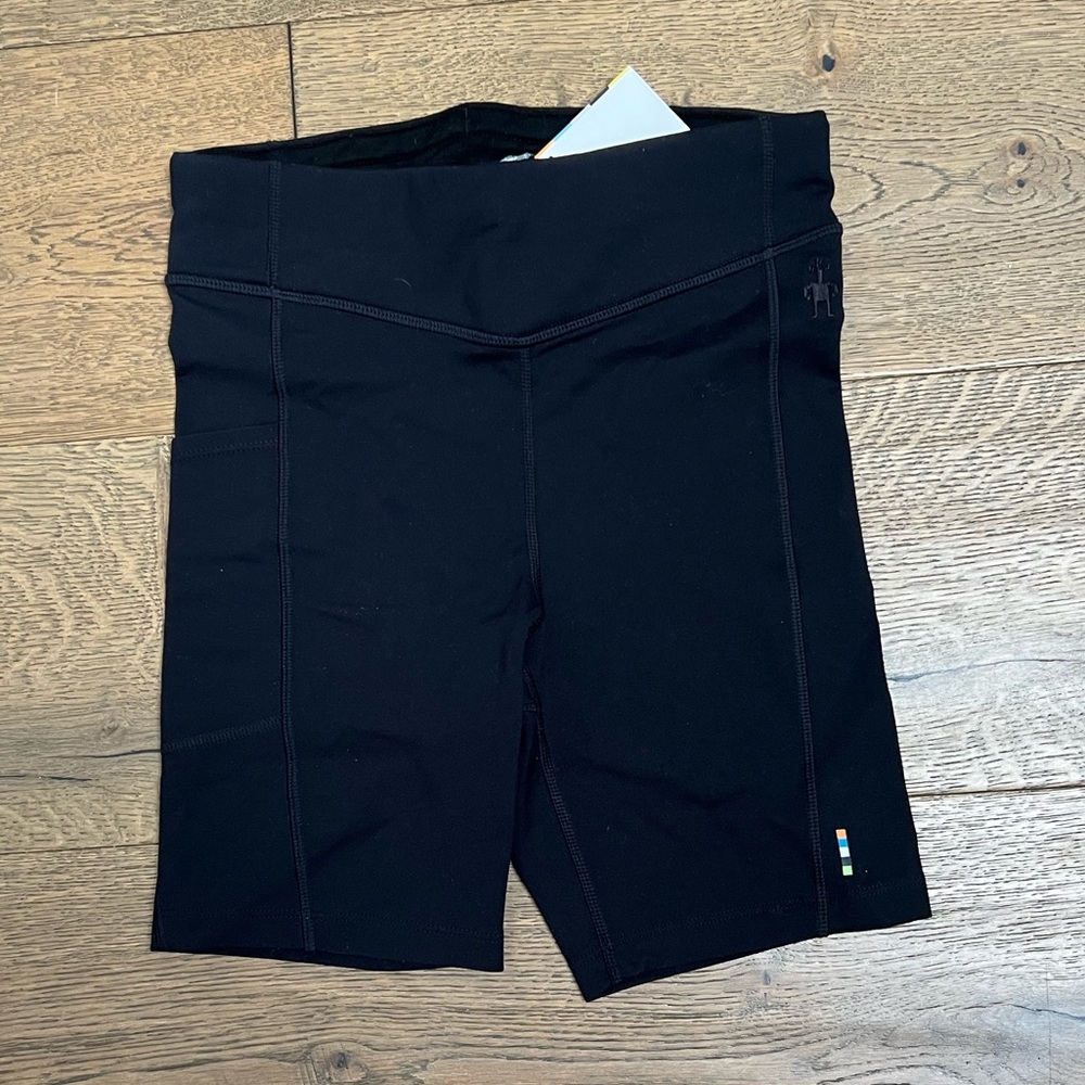Smartwool WOMEN'S MERINO SPORT TRAINING SHORTS, Black, Size XS - NWT